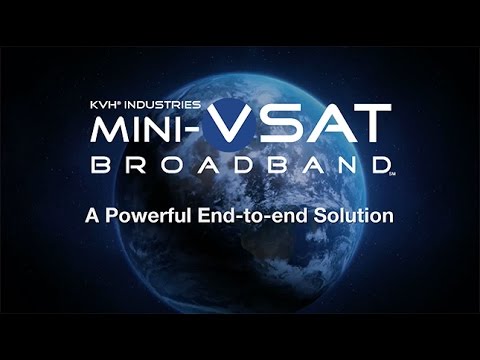Сервис мини-VSAT широкополосного доступа от компании KVH